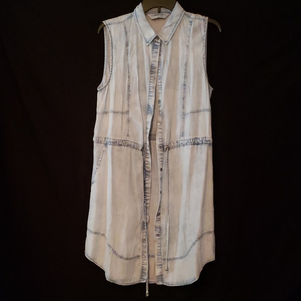 Celebrity Pink ladies denim like dress